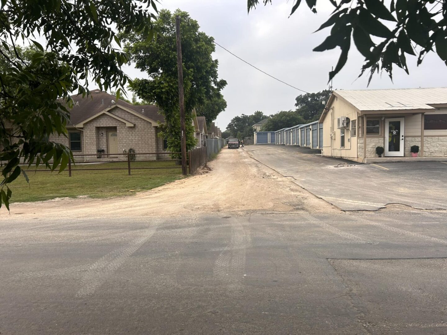 Commercial asphalt prep 6606 Fratt Rd. San Antonio